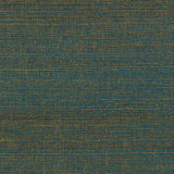 Close-up of Schumacher Hemp Shimmer Sapphire Shimmer natural hemp wallcovering with subtle metallic sheen