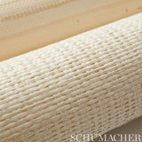 Banded Grasscloth Cream by Schumacher Quiet Beauty Collection – Schumacher 5007900