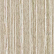 Corded Stripe wallpaper in Natural by Schumacher features thin vertical paper strips layered on a metallic ground for a sophisticated, textured look.