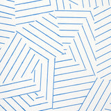 Deconstructed Stripe Cobalt by Schumacher Modern Geometric Wallpaper – Schumacher 5007972