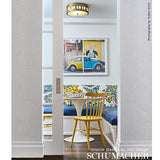 Deconstructed Stripe Cobalt by Schumacher Modern Geometric Wallpaper – Schumacher 5007972
