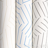 Deconstructed Stripe Black by Schumacher Modern Geometric Stripe Wallpaper – Schumacher 5007973