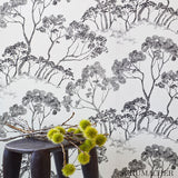 TIMBER! Leaf by Schumacher Nature-Inspired Green Wallpaper – Schumacher 5007981