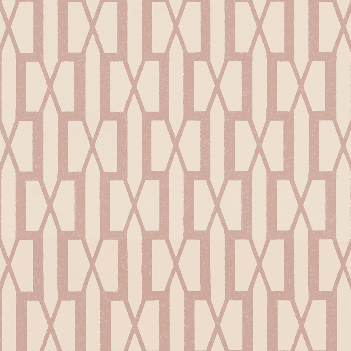 Belvedere Pink Trellis Pattern Wallpaper by Schumacher, designed by Veere Grenney