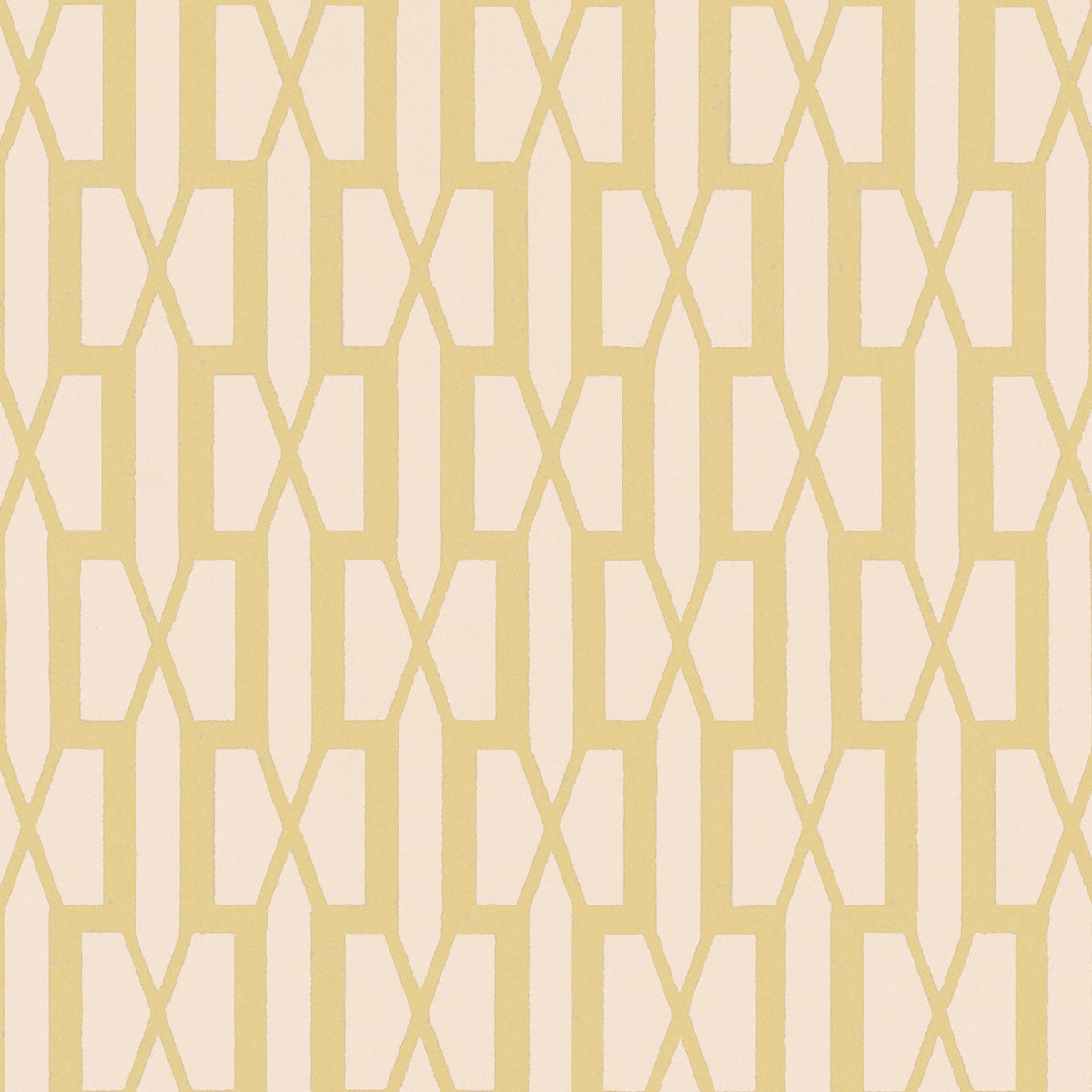 Belvedere Straw Trellis Pattern Wallpaper by Schumacher