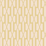 Belvedere Straw Trellis Pattern Wallpaper by Schumacher