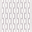 Belvedere wallpaper in grey by Veere Grenney for Schumacher, featuring a modern trellis geometric pattern.