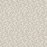 FOLLY Orpington Blue wallpaper by Schumacher, designed by Veere Grenney, featuring an allover coral-like pattern in blue and white.
