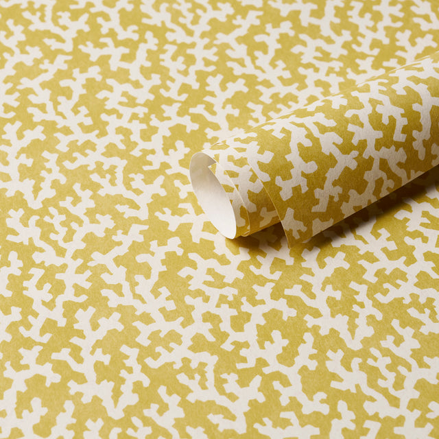 FOLLY Mimosa by Veere Grenney Coral Pattern Wallpaper – Schumacher 5008007
