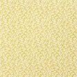 FOLLY wallpaper in Mimosa by Veere Grenney for Schumacher, coral-like yellow and white pattern, shown in a bathroom interior and close-up views.