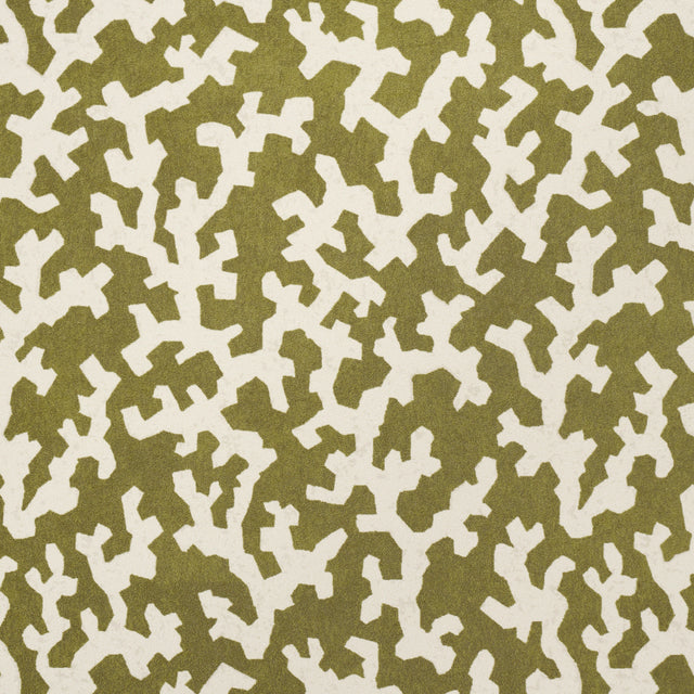 FOLLY Olive by Veere Grenney Designer Wallpaper – Schumacher 5008008