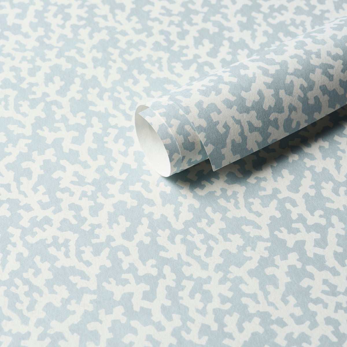 FOLLY Sky by Veere Grenney Coral Pattern Wallpaper – Schumacher 5008009