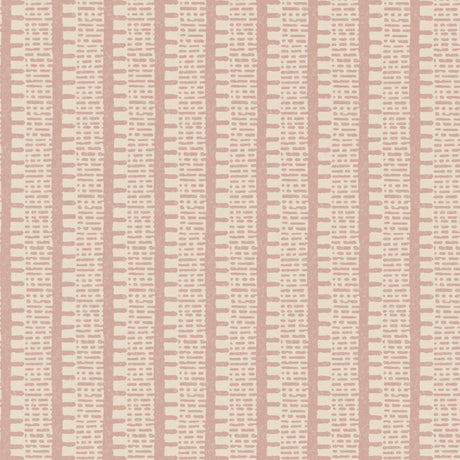 KIOSK by Veere Grenney in Pink, a sophisticated graphic stripe wallcovering by Schumacher