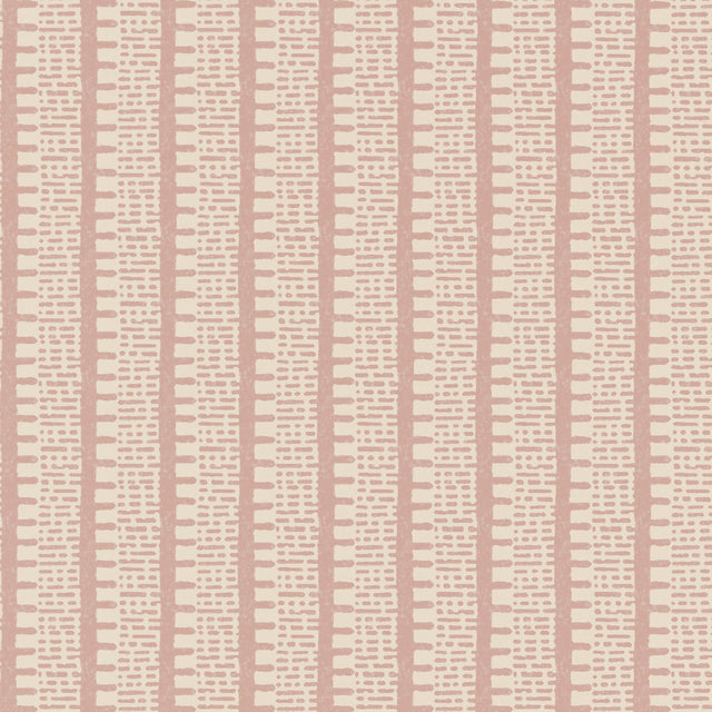 KIOSK by Veere Grenney in Pink, a sophisticated graphic stripe wallcovering by Schumacher