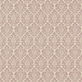 Burley Lilac by Veere Grenney, a charming floral lattice wallpaper with hand-blocked pattern from Schumacher.