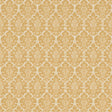 Burley Straw by Veere Grenney for Schumacher - floral lattice wallpaper in straw yellow, hand-blocked exotic pattern