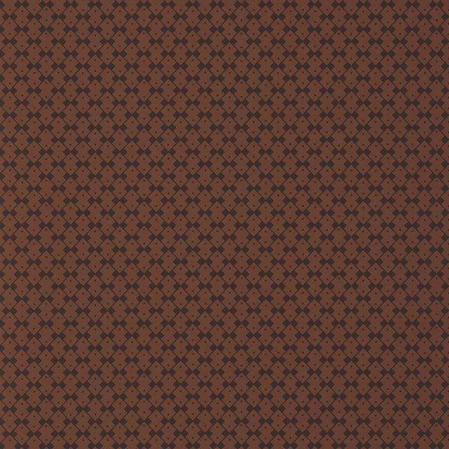 DOMINO by Schumacher in Porphyry, a geometric patterned wallcovering from the David Oliver collection.