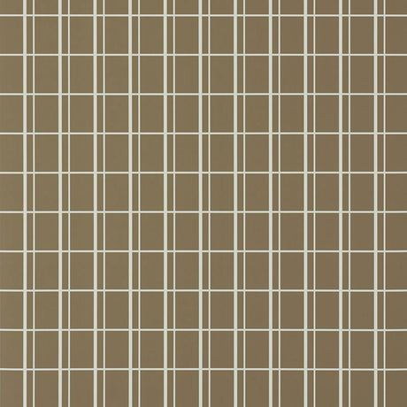 OTTO suede windowpane grid wallpaper by David Oliver for Schumacher