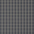 Otto Wolf by David Oliver for Schumacher. Classic windowpane grid wallpaper in navy and cream.