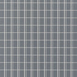 Otto Clinker by David Oliver for Schumacher - Classic windowpane grid wallpaper in gray and white