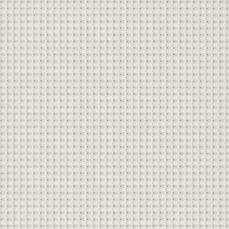 MILO wallpaper in Felt by David Oliver for Schumacher, featuring ogee-like scallops and graphic dots in a neutral palette.