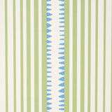 Moncorvo Green & Blue by Schumacher Modern Striped Wallpaper – Schumacher 5008105