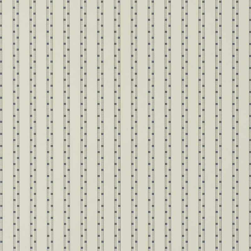 LUDO wallpaper in Stone by Schumacher, featuring a modern vertical stripe pattern.