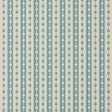 Plaza by David Oliver, a blue and cream geometric stripe wallpaper from Schumacher.