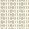 Ovington by David Oliver in Tarlatan, a modern ikat wallpaper by Schumacher shown in a contemporary kitchen setting.