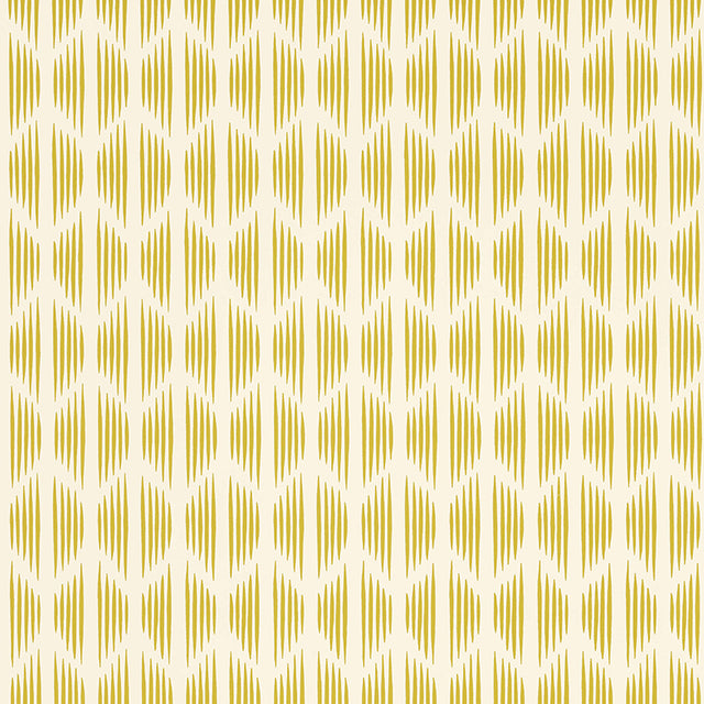 Ovington In Full Flower by David Oliver modern ikat geometric wallpaper in a kitchen setting, Schumacher 5008132