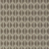 Ovington Salvador by Schumacher - Modern Ikat Pattern Wallpaper in a kitchen setting and close-up detail
