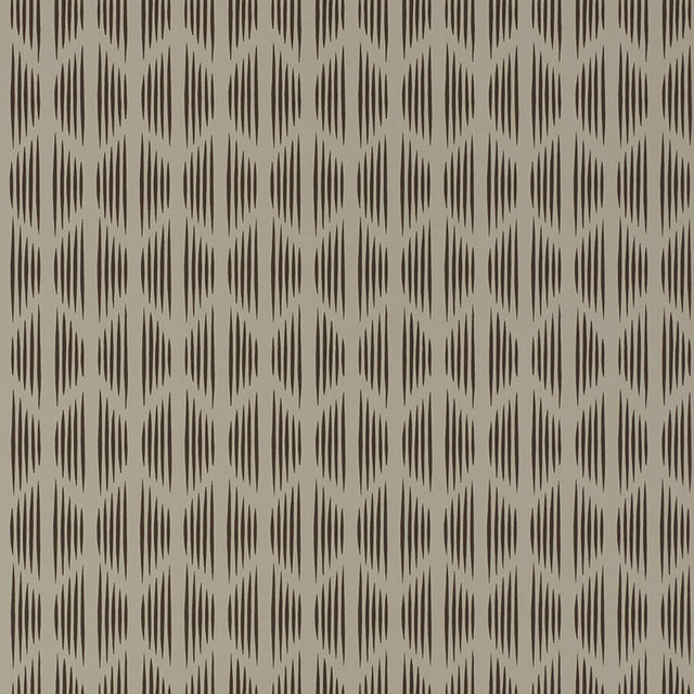 Ovington Salvador by Schumacher - Modern Ikat Pattern Wallpaper in a kitchen setting and close-up detail