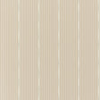 OPUS wallpaper in Vintage by David Oliver for Schumacher, understated hand-drawn stripe with dotted accents, shown in a styled interior and pattern close-up.