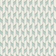 Empire Blue Charm wallpaper by Schumacher, designed by David Oliver, featuring a smart stripe and basketweave pattern in blue and white.