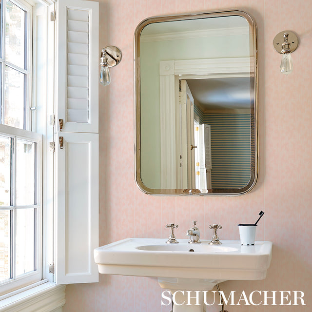 Montpellier Pink Gala by Schumacher David Oliver Collection Wallpaper – Schumacher 5008161