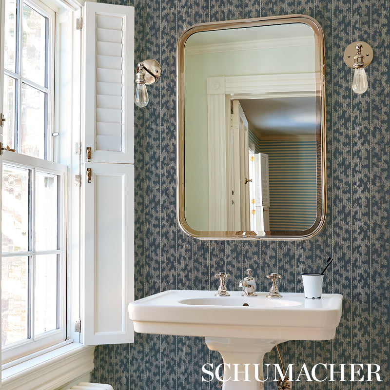 Montpellier Wolf by Schumacher David Oliver Collection Wallpaper – Schumacher 5008168