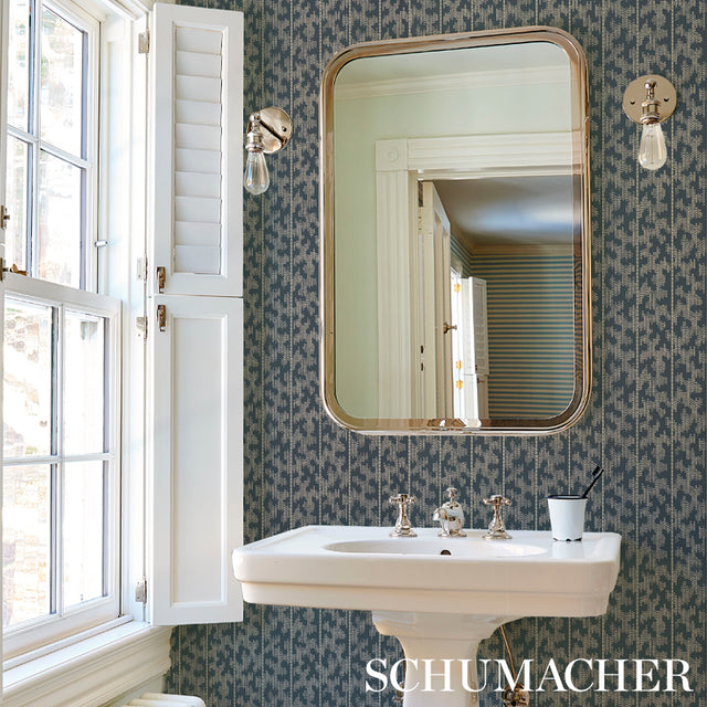 Montpellier Wolf by Schumacher David Oliver Collection Wallpaper – Schumacher 5008168