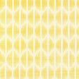 Ovington Sisal wallpaper in yellow by Schumacher, featuring a modern ikat pattern designed by David Oliver.