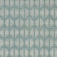 Ovington Sisal wallpaper in Mineral by Schumacher, a modern ikat pattern wallcovering designed by David Oliver, shown in a styled bathroom interior.