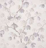 Weeping Pine wallpaper by Schumacher, designed by David Kaihoi, featuring a large-scale botanical pine branch motif in soft neutral tones.