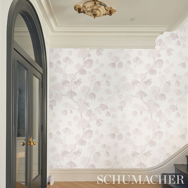 Weeping Pine Cloud by David Kaihoi Botanical Wallpaper – Schumacher 5008333