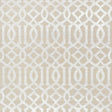Imperial Trellis Sisal wallpaper in Sand by Kelly Wearstler for Schumacher, featuring a geometric trellis pattern in neutral tones.