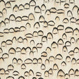Rock Crystal wallcovering panel with hand-applied natural feathers in a graphic, textural pattern