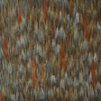 Nickel by Schumacher - Plume Collection, hand-applied natural feather wallcovering in brown tones