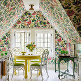 Exotic Butterfly Spring by Schumacher Whimsical Butterfly Botanical Wallpaper – Schumacher 5008424