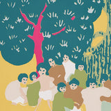Pearl River Yellow Scenic Wallpaper by Schumacher – Hand-Screened Classic Design 5008442