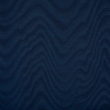 Claridge Indigo wallcovering by Schumacher, luxe jacquard woven wallpaper with subtle tone-on-tone pattern.