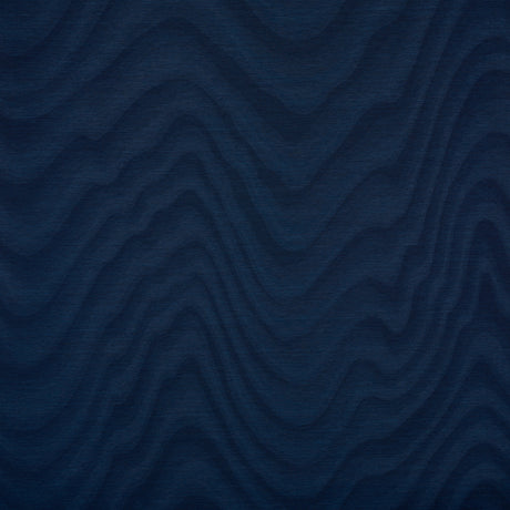 Claridge Indigo wallcovering by Schumacher, luxe jacquard woven wallpaper with subtle tone-on-tone pattern.