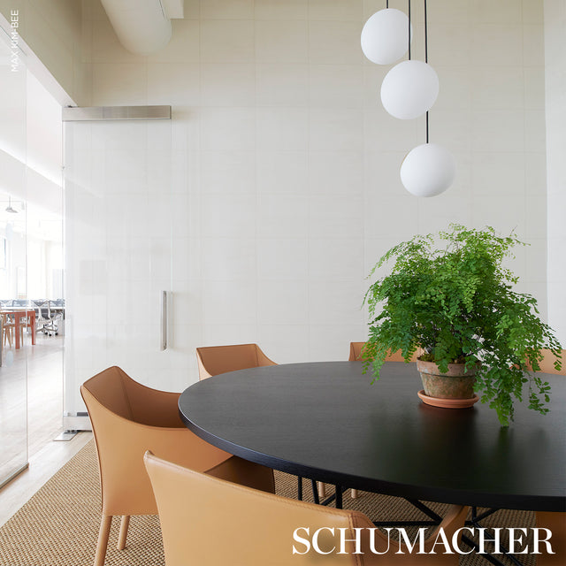 Glossed Vellum Cream Luxe Wallcovering by Schumacher – 5008460