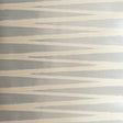 RITZ Champagne hand painted and hand etched wallcovering by Schumacher, featuring artisanal horizontal stripe pattern in neutral tones.